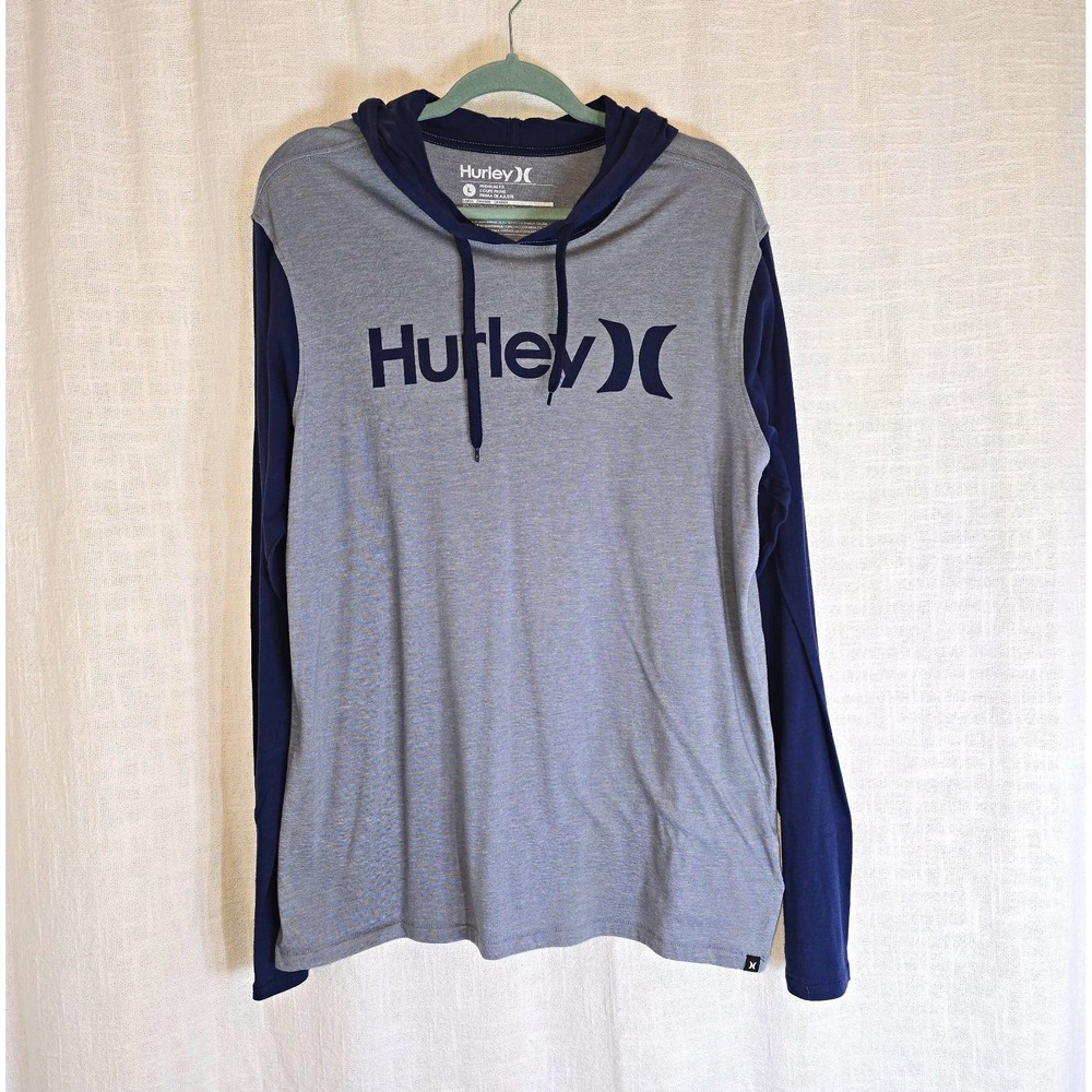 Hurley Men's Size L Colorblock Pullover Graphic Hoodie